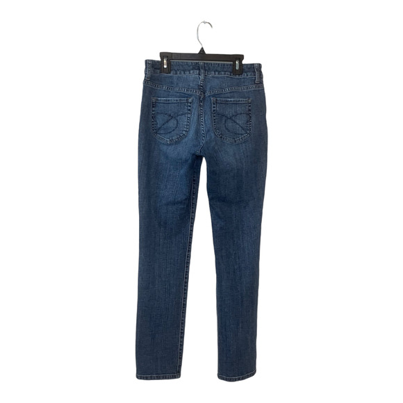 Chico's Platinum straight leg low rise stretchy jeans size 0 - Picture 2 of 5